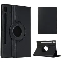 Just in Case Rotating Samsung Galaxy Tab S7 Back Cover Noir