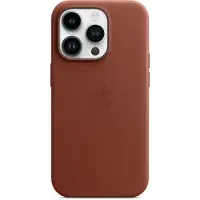 Apple Coque Leather MagSafe pour iPhone 14 Pro Max - Umber