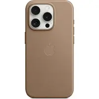 Apple iPhone 15 Pro FineWoven Back Cover avec MagSafe Taupe