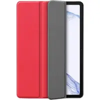 Just in Case Smart Tri-Fold avec Porte-stylet Samsung Galaxy Tab S8 / S7 Book Case Rouge