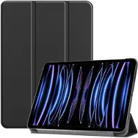 Just in Case Tri-Fold Apple iPad Pro 11 pouces (2024) Book Case Noir