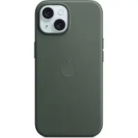 Apple iPhone 15 FineWoven Back Cover avec MagSafe Chêne Vert