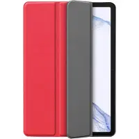 Just in Case Smart Tri-Fold Samsung Galaxy Tab S8 Plus / S7 Plus / S7 FE Book Case Rouge