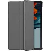 Just in Case Tri-Fold Samsung Galaxy Tab S7 Book Case Gris