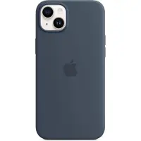 Apple Coque en silicone MagSafe iPhone 14 Plus - Storm Blue