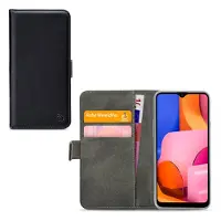 Mobilize Classic Gelly Portefeuille Book Cover Til Samsung Galaxy A20s Sort (Samsung Galaxy A20s), Coque pour téléphone portable, Noir