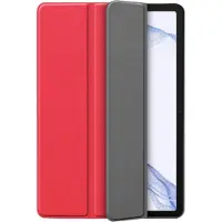 Just in Case Tri-Fold Porte-stylet Samsung Galaxy Tab S8 / S7 Plus / S7 FE Book Case Rouge