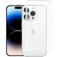 Just in Case Soft Design Apple iPhone 14 Pro Back Cover Transparent