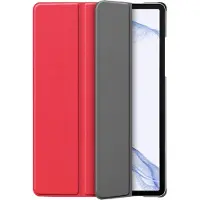 Just in Case Smart Tri-Fold Samsung Galaxy Tab S8 / S7 Book Case Rouge