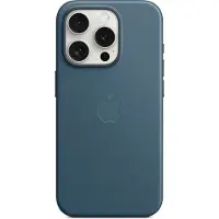 Apple iPhone 15 Pro FineWoven Back Cover MagSafe Bleu Pacifique