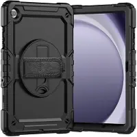 Just in Case Samsung Galaxy Tab A9 Plus Rotating Back Cover Noir