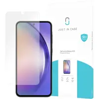 Just in Case Protecteur d'écran en verre trempé Samsung Galaxy A55 5G (1 pcs, Samsung Galaxy A55), Téléphone portable : film de protection, Transparent