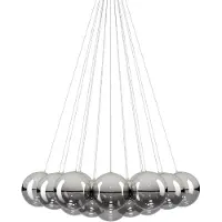 Lodes Random Cloud 19 Lampe à Suspension Chrome | 3000 K | Ø 28 cm