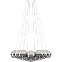 Lodes Random Cloud 19 Lampe à Suspension Chrome | 3000 K | Ø 23 cm