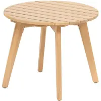 Hespéride Table d'appoint ronde de jardin OLIVINIA Acacia - 46 x 35 cm - Bois d'acacia  -