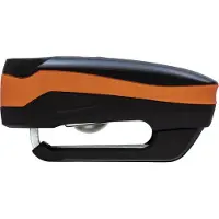 ABUS Detecto 7000 RS1, blocage du disque de frein avec alarme ,Noir/Orange