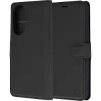 Techsuit - Leather Folio - Huawei nova 11 / nova 12s - Black (Huawei Nova 11i), Coque pour téléphone portable, Noir