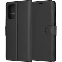 Techsuit - Leather Folio - Xiaomi Redmi 10 / Redmi 10 2022 - Black (Xiaomi Redmi 10), Coque pour téléphone portable, Noir