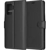 Techsuit - Leather Folio - Oppo Reno5 Lite / Oppo A94 4G - Black (Oppo Reno 5 Lite), Coque pour téléphone portable, Noir