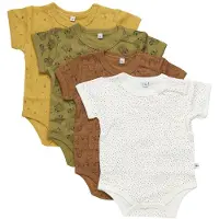 Pippi Baby Bodies m/c - 4 Pack - Guirlande - - 50 - Body M/C