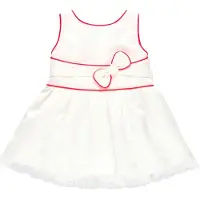 Boboli Fantasy Sleeveless Short Dress Blanc 9 Months Fille