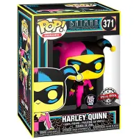 Funko POP! POP ! Heroes : DC - Harley Quinn - (Black Light) - DC Comics - Figurine Vinyle à collectionner - BD Fans