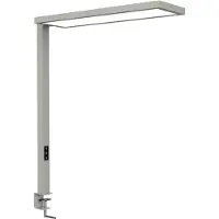 MAUL lampe à poser MAULsenja LED 2.700 - 5.700 K dimmable pied à pince 121 cm argent