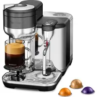 Sage Nespresso Vertuo Creatista - Koffiecupmachine - Black Stainless Steel, Machine à café à capsules, Argent