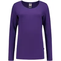 Tricorp 101010PurpleXL T-Shirt Lange Mouw Dames (XL)