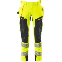 Mascot Accelerate Safe 19031 Hanging Pockets Big Work Pants Jaune 50 / 30 Homme