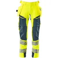 Mascot Accelerate Safe 19031 Hanging Pockets Big Work Pants Jaune 58 / 35 Homme