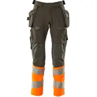 Mascot Accelerate Safe 19131 Hanging Pockets Big Work Pants Beige 64 / 32 Homme