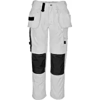 Mascot Hardwear 08131 Hanging Pockets Big Work Pants Blanc 58 / 35