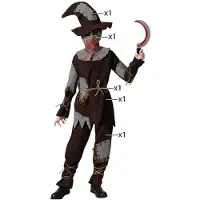 Atosa Déguisement De Garçon Scarecard Blood