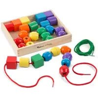 Melissa & Doug Billes de laçage primaire