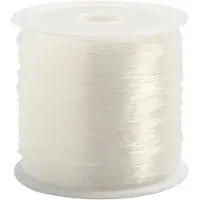 Creativ Company Fil élastique pour bijoux, 0,5 mm, rond, 100 m