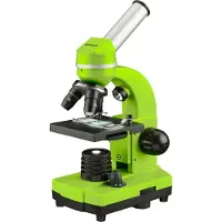 Bresser Microscope étudiant BIOLUX SEL - JUNIOR - grossissement 40x-1600x - kit d’expérimentation - vert