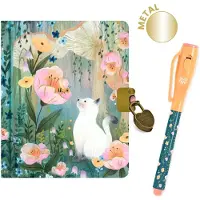 Djeco Agenda av. Serrure et stylo magique - Kendra Binney - Chat - - UneTaille - Agenda