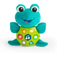 Baby einstein Bébé Einstein Neptune la Tortue en peluche musicale. Jouet d'éveil interactif et multilingue. 6 sons d'instruments. Apprentissage des couleurs.