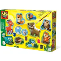 SES Creative SES Coulage et peinture - Animaux de la forêt