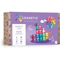 Connetix Pastel Starter Construction Game 64 Pieces Multicolore Enfants