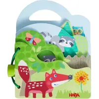 Haba Livre en bois pour bébé Animaux de la forêt