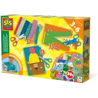 SES Creative - J'apprends à couper - Ciseaux de sécurité pour enfants - Multicolores