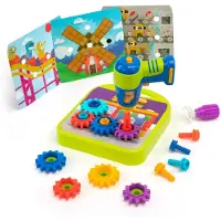 Learning Resources 4104, Kit de construction mécanique, Ingénierie, 3 ans, Multicolore