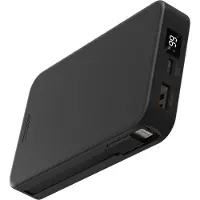 Accezz Powerbank 10 000 mAh avec câbles intégrés - Noir