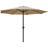 PimXL Luxe Parasol - Ø300cm - Ecru