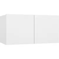 vidaXL Armoire TV suspendue blanc 60x30x30 cm