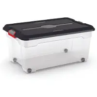 Kis Moover Box De Rangement L Tr- Noir45l 58x38xh27cm