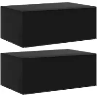 vidaXL Housses de salon de jardin 2 pcs 7 œillets 225x143x90 cm