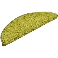vidaXL Tapis de marches d'escalier 15 pcs Vert 56x17x3 cm
